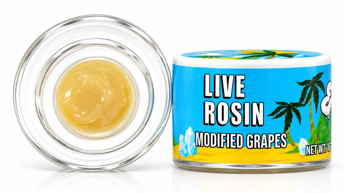 Modified Grapes — Live Rosin 1g jar