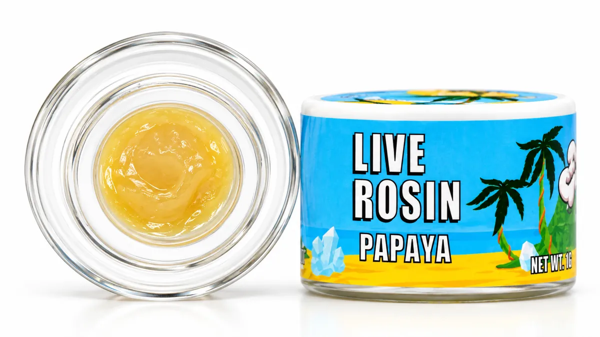 Papaya — Live Rosin 1g jar